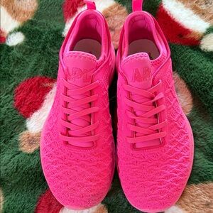 APL Women's Shocking Neon Pink Sneakers